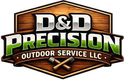 D&D Precision Outdoor Service logo